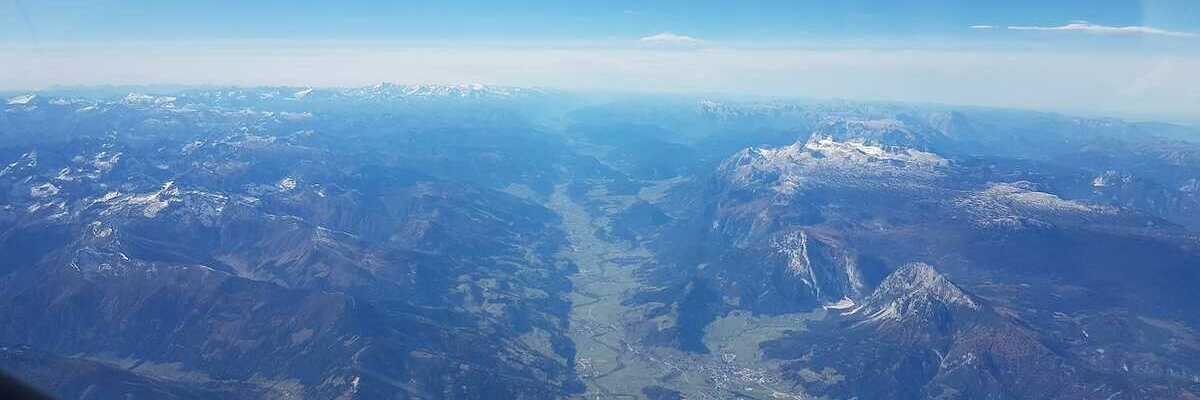 Flugwegposition um 10:40:04: Aufgenommen in der Nähe von Donnersbach, Österreich in 5256 Meter